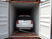 Car stuffing in container