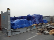 Tarpaulin 포장작업
